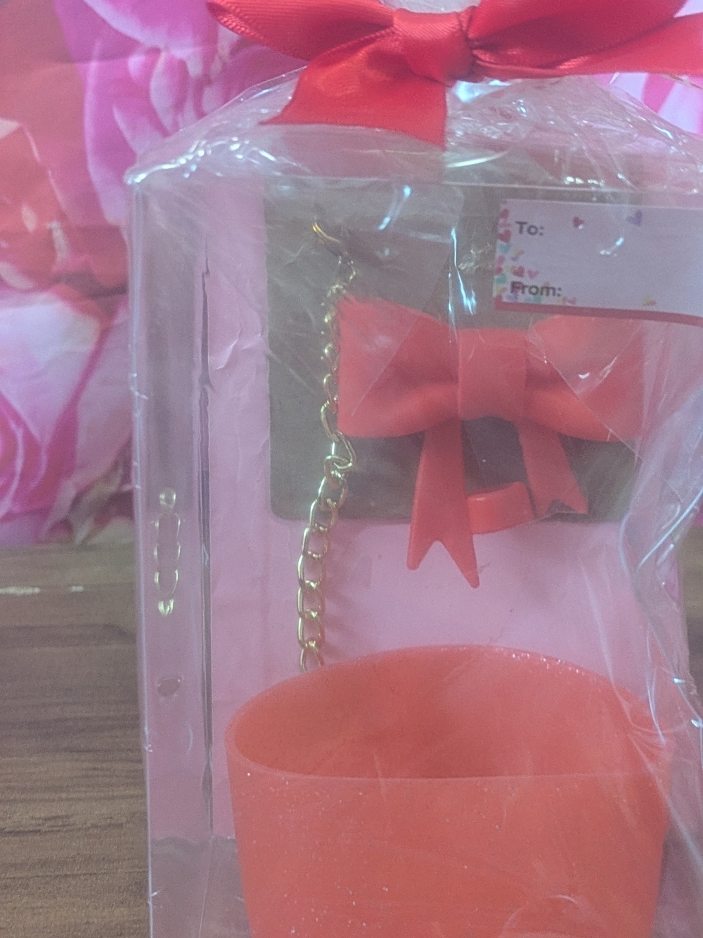 Red Bow Charm Coin Purse Keychain Stanley Cup 3 PC Accessories Set